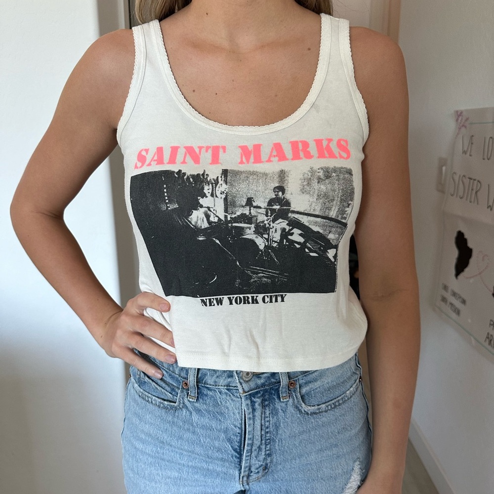Women's Cream Tank Top